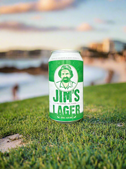 Jim's Lawn Lager - Full Strength Australian Lager 4.2%