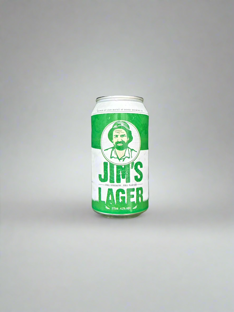 Jim's Lawn Lager - Full Strength Australian Lager 4.2%